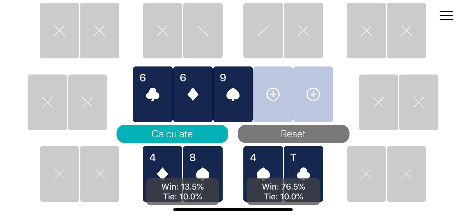 Pocket Poker Odds